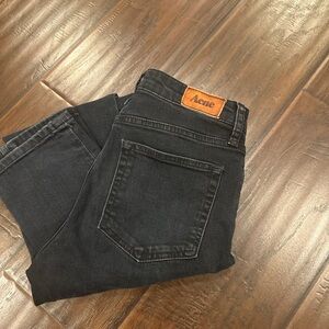 Acne Studios Black Stretch Slim Jeans Size 28x32